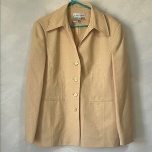 Vintage butter yellow blazer suit jacket y2k size S-M